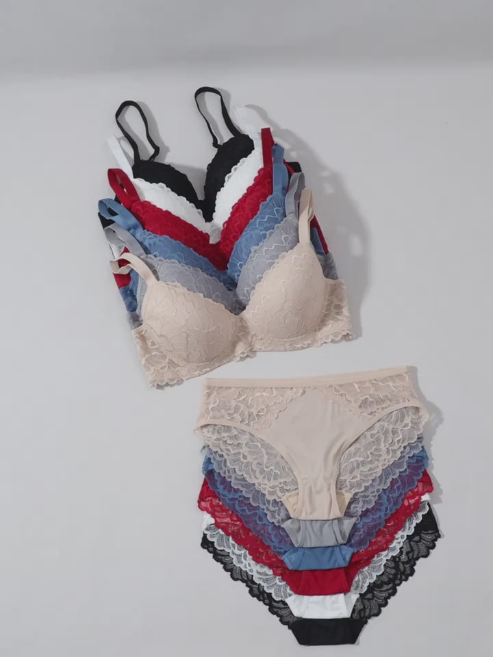 3 Sets Of Bra & Panties