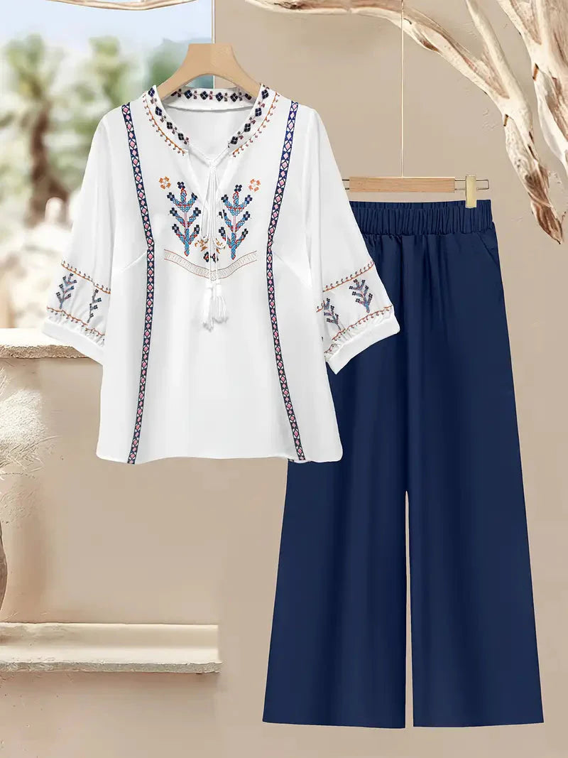 Comfort Chic Shirt & Pants Set – Soft, Breathable Fabric, Relaxed Fit