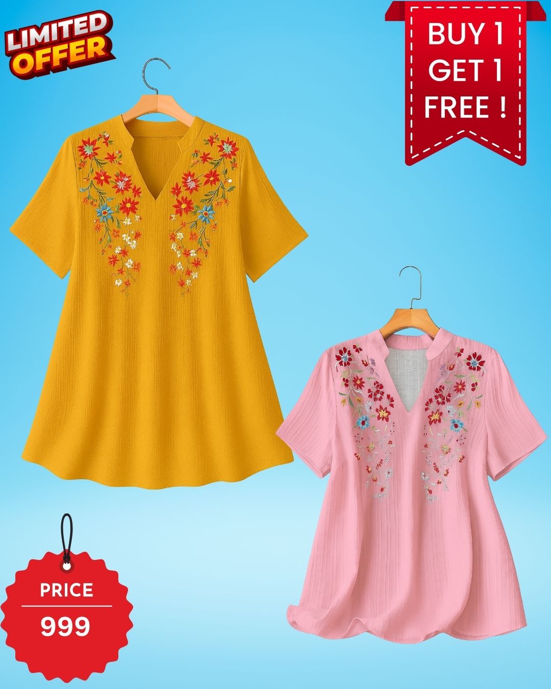 Pack Of Two women's Trending Top