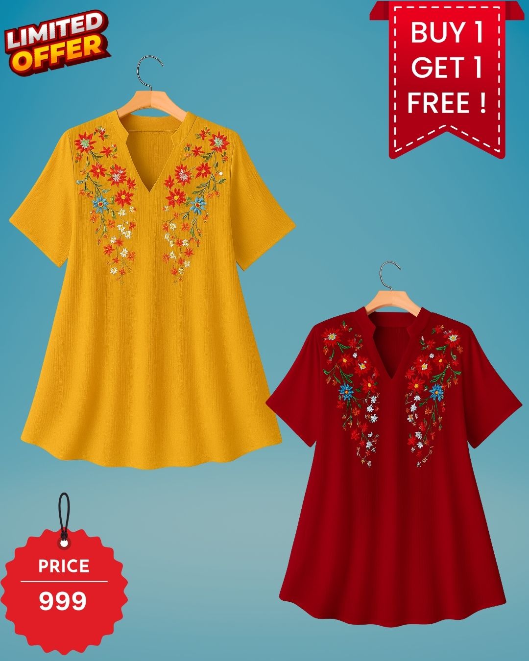 Pack Of Two women's Trending Top