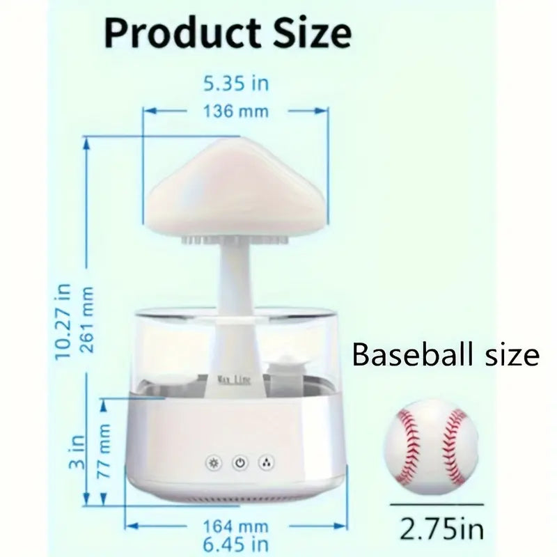 Rain Cloud Mood Light Humidifier with Mist