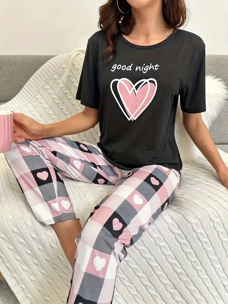 Outside Cozy Cartoon Print Home & Streetwear (Pack of 3)