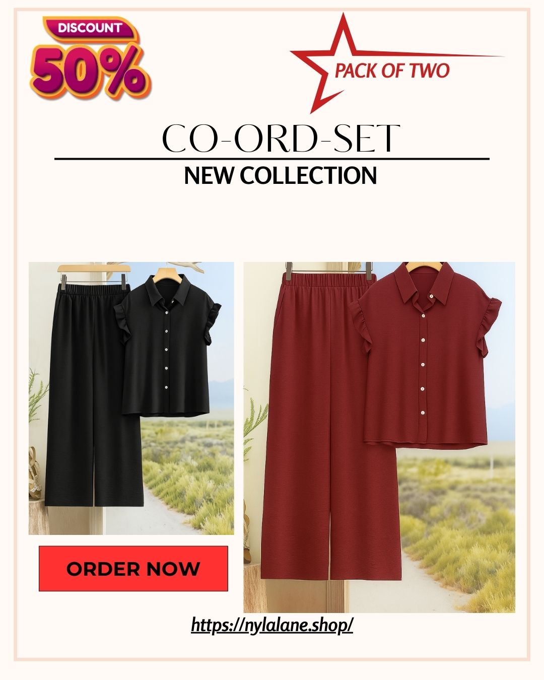 Pack of 2 Co-Ord Collection – in Trending