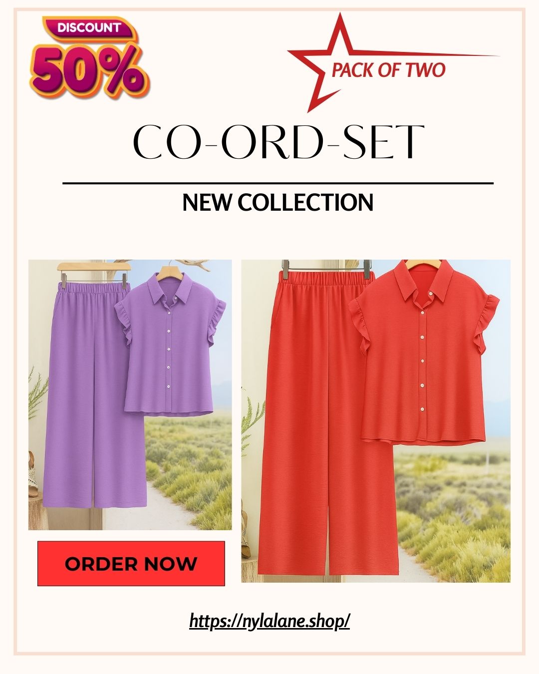 Pack of 2 Co-Ord Collection – in Trending