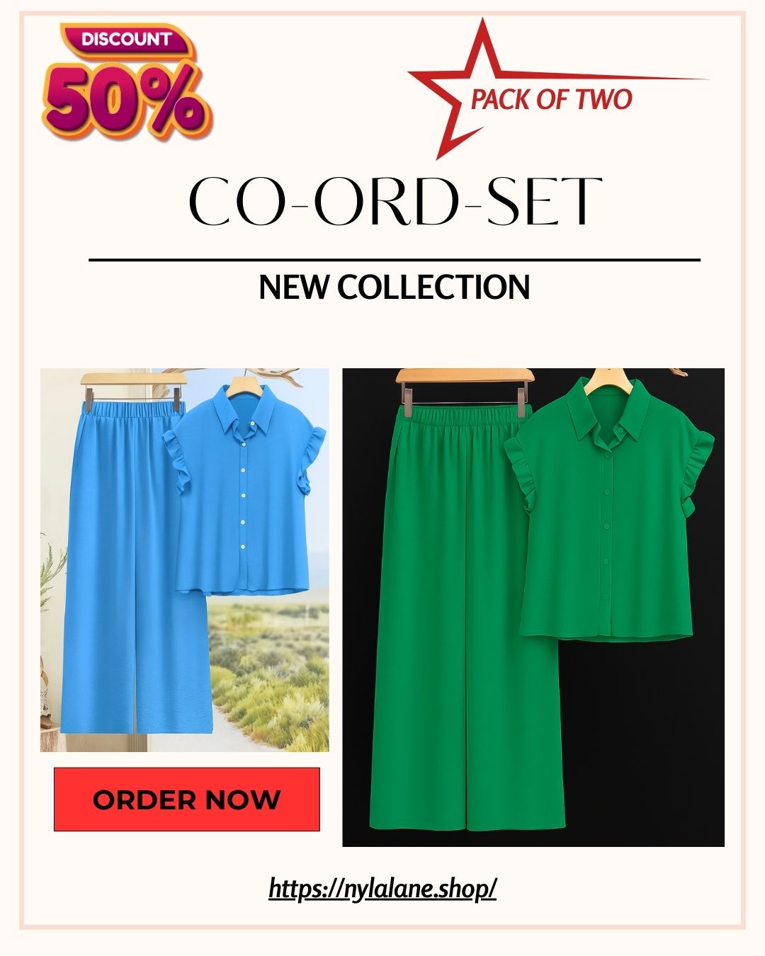 Pack of 2 Co-Ord Collection – in Trending