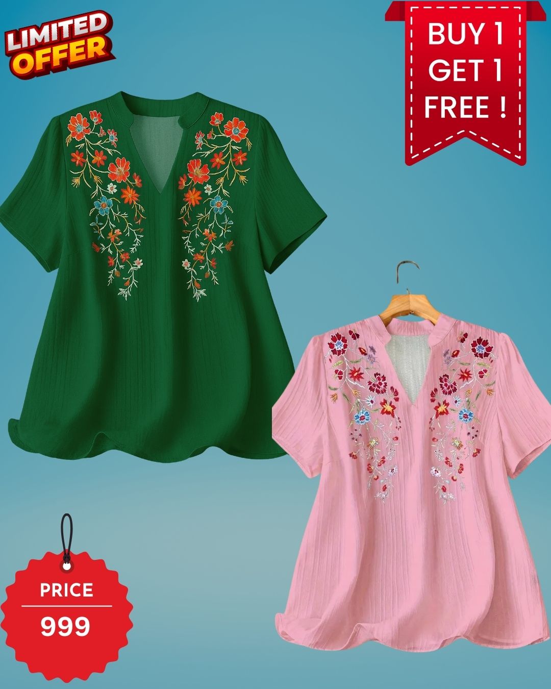 Pack Of Two women's Trending Top
