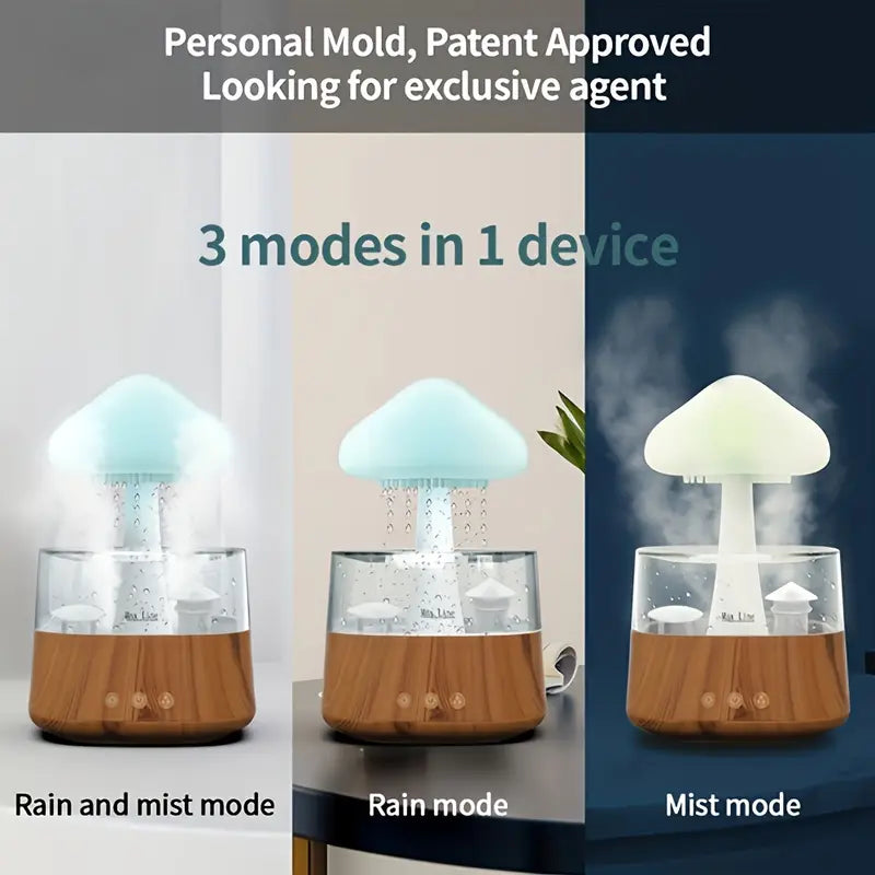 Rain Cloud Mood Light Humidifier with Mist