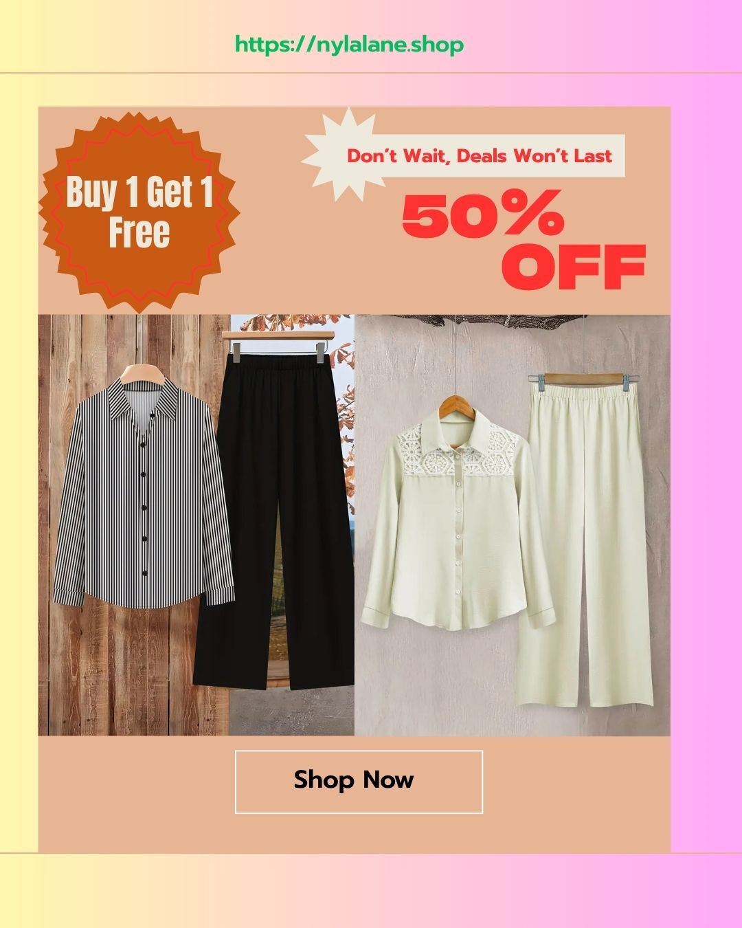 Buy 1 Get 1 Co-Ord Deal