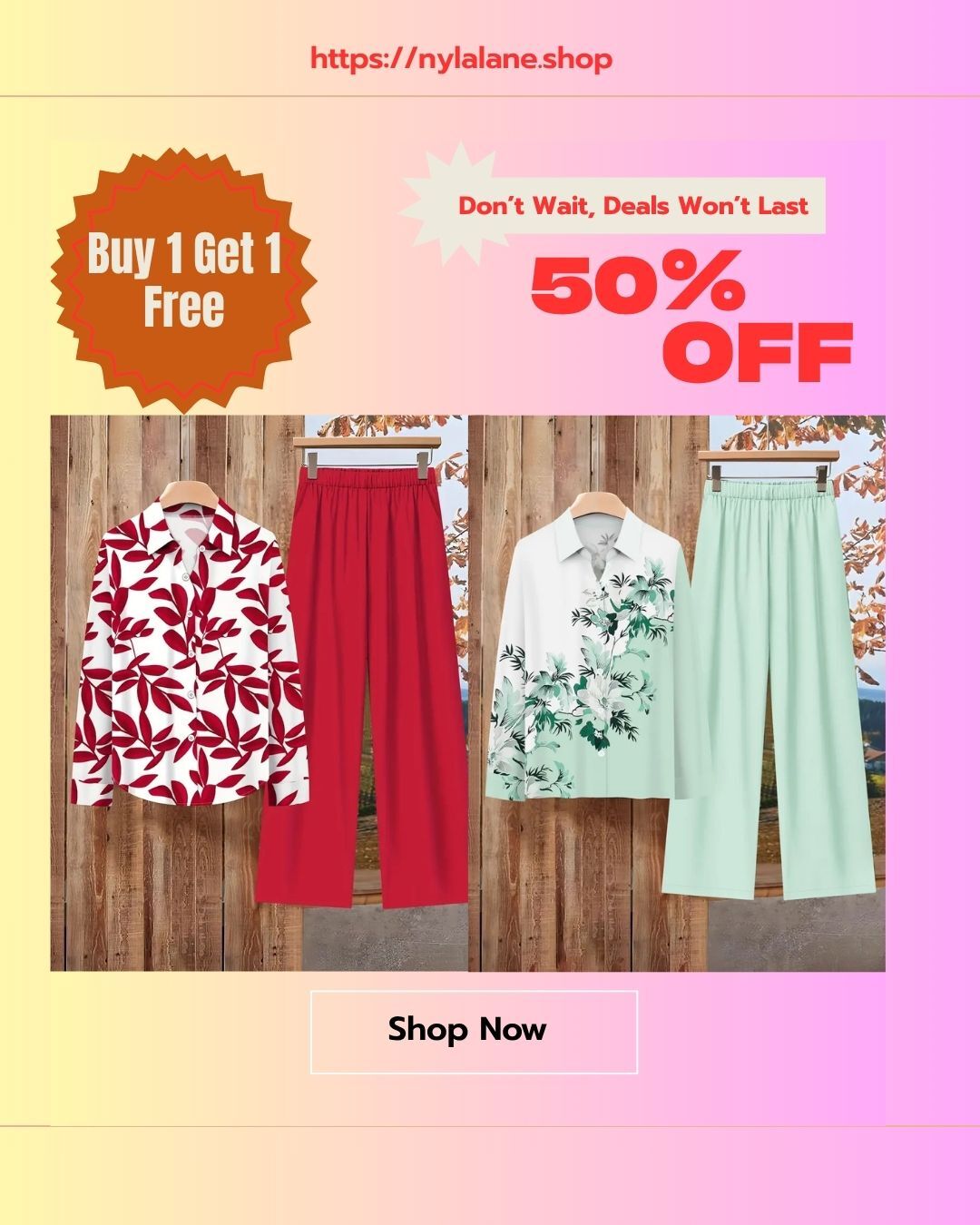Buy 1 Get 1 Co-Ord Deal