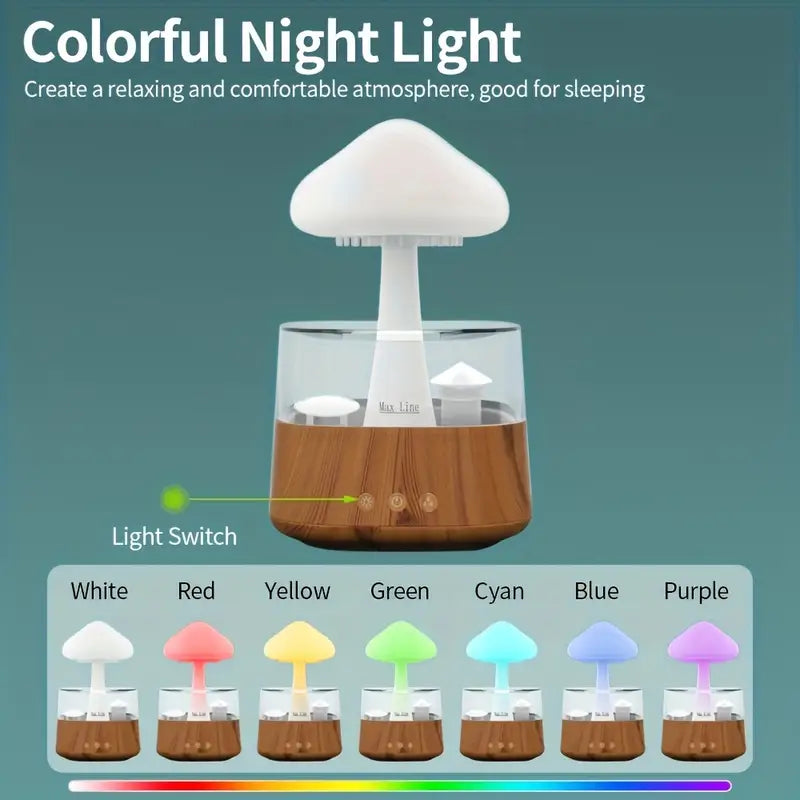 Rain Cloud Mood Light Humidifier with Mist